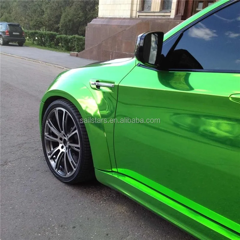 Best Quality Chrome Green Vinyl Wrap Chrome Mirror Green Vinyl Foil