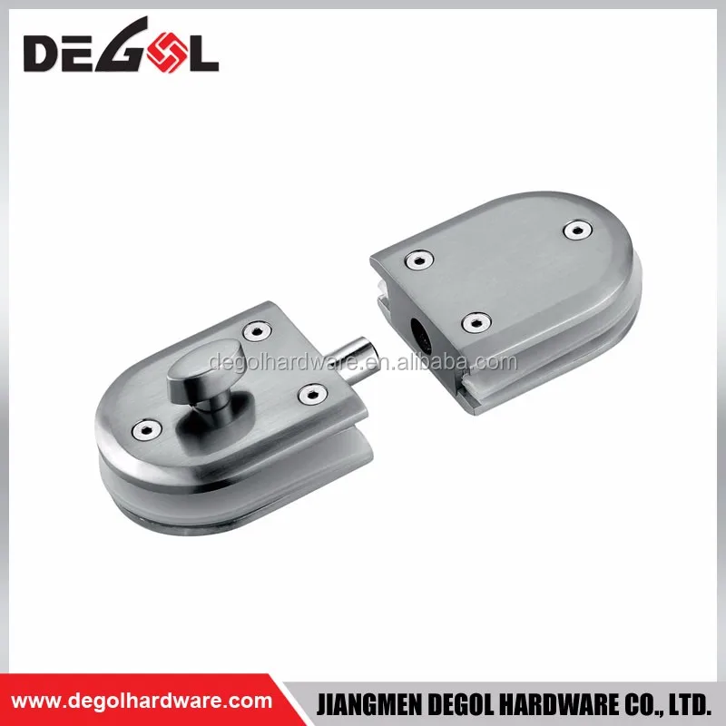 Stainless Steel Bottom Glass Door Lock Floor Mounted Glass Door
