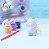 Diy Painting Toy Hanging Decoration Dog Unpainted Ceramic Bisque Ornaments