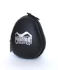 SHBC Black round Shaped Carrying Hard Case Storage Bag for MP3 MP4 Bluetooth Earphone Earbuds with Mesh