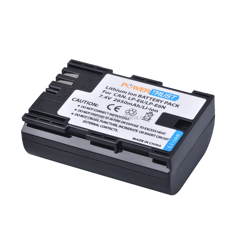 Replacement Battery Lpe6 Lp E6n For Canon 60d 70d 80d 5ds 5d Mark Ii