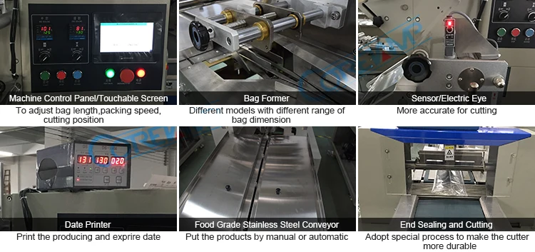 Lower Price Automatic Small Cellophane Wrapping Packaging Machine