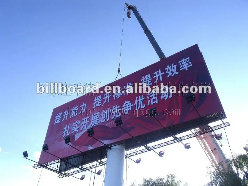 Highway Billboard Steel Structure - Buy Billboard Steel Structure,Steel ...
