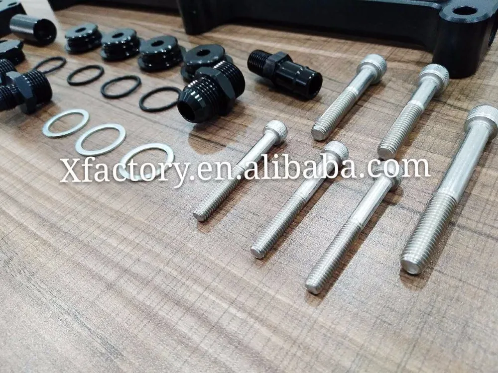 High Volume Aluminum Fuel Rail Kits For Nissan Silvia S14 S15 Sr20 Vct