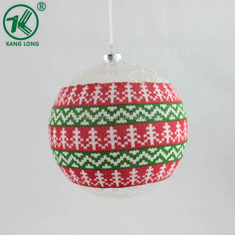 Hot Sales Christmas Hanging Decorations 15cm Handmade Wool Yarn