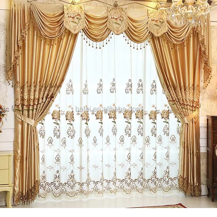 Best 100 Polyester Sofa Or Curtain Fabric Arabic Curtains For Home