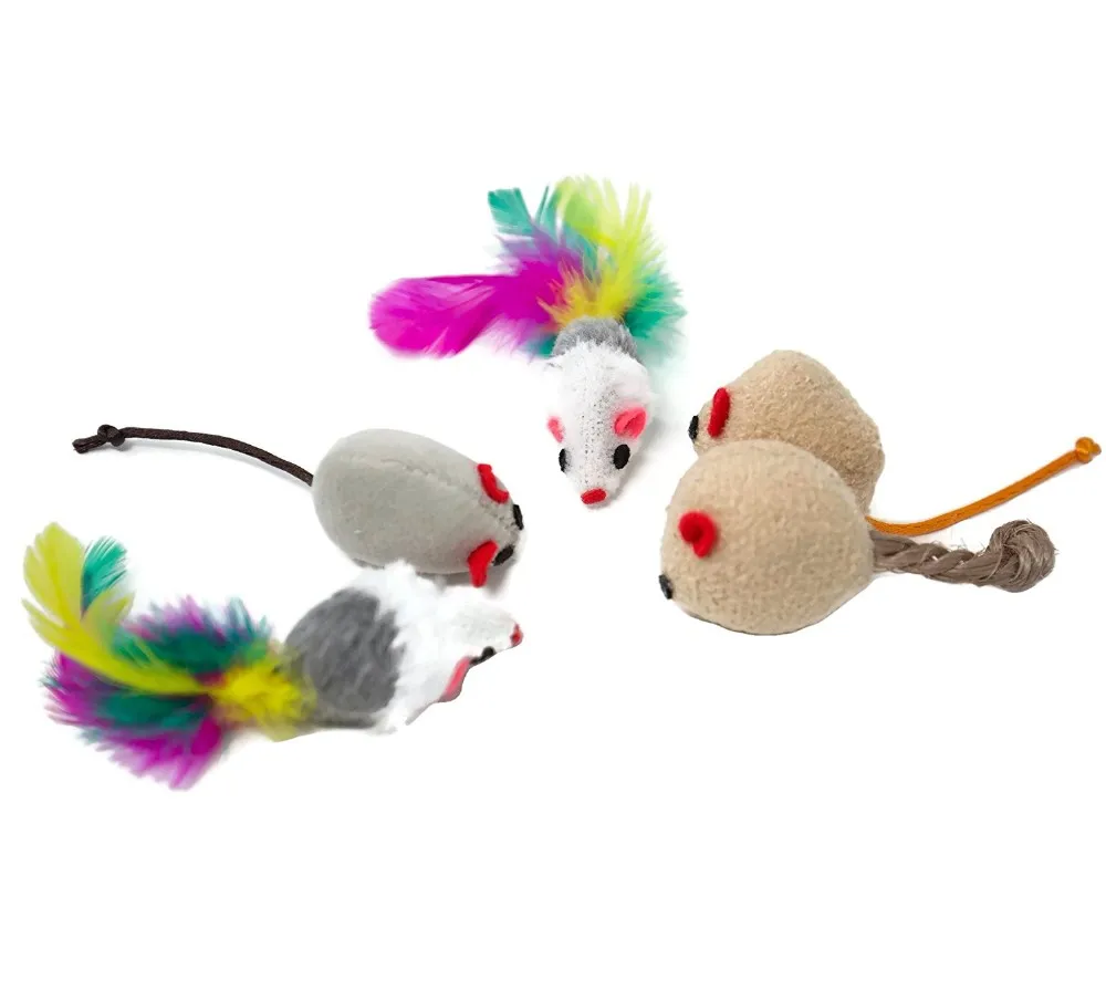 20pcs Cat Wand,Teaser Mice,Bells,Crinkle Balls,Catnip Toys Gifts - Buy ...