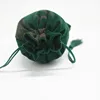New Handmade Green Velvet Drawstring Jewelry Pouches Bag Gift