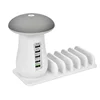 Mushroom LED Lamp with 5 Port USB Charging Station,Smart Charger for Mushroom Shape Desk lamp