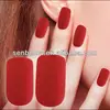 New Red Villus Nails Tips Nail Design False Nail Set Wholesale
