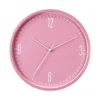 best gifts cheap plastic frame Macaroon design Quartz wall clock for deco