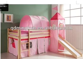 Cotton Tent With Drawing For Kids Bed Buy Bed Tunnel Tent Loft