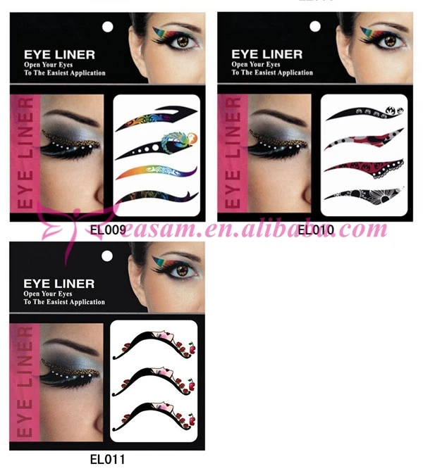 eye temporary tattoo sticker eyeliner tattoo with 11 designs eye temporary tattoo sticker eyeliner tattoo with 11 designs
