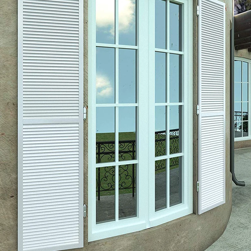 Aluminum alloy blinds manually Wood Jalousie Windows