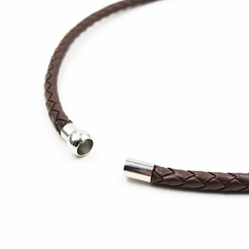 Genuine Leather Cord Necklace Rope Chain With Clasp Buy