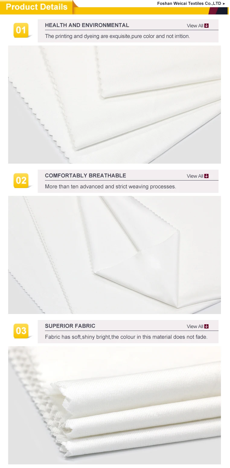 Cotton high quality heavy weight knit jersey spandex fabric mercerized  lycar cotton fabric