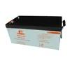 70%DOD 1300 cycles lead carbon ups solar deep cycle battery 12v 250ah agm battery
