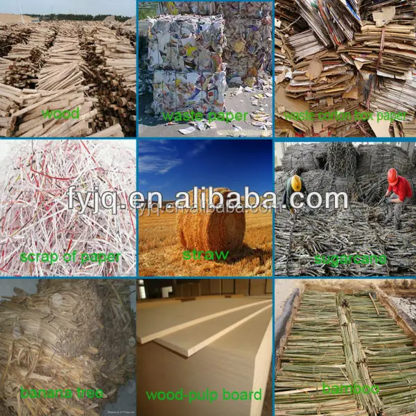 Notebook paper raw materials