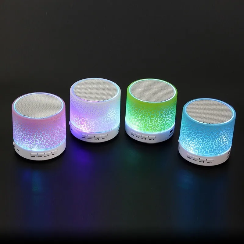 A9 Led Bluetooth Mini Speakers Hands Free Portable Music Player With Tf Card Mic Usb Audio