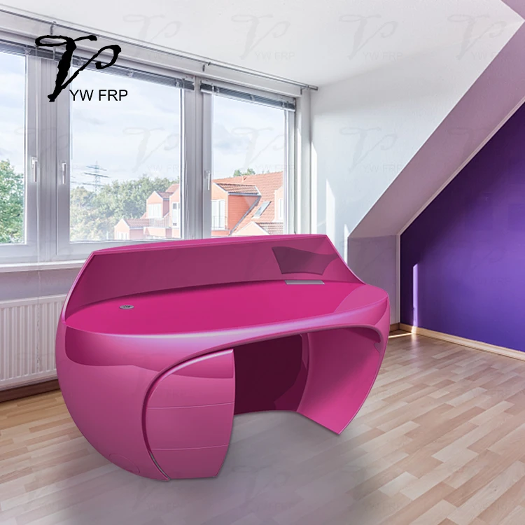 Colorful Counter Modern Reception Desk Salon Reception Desk Free