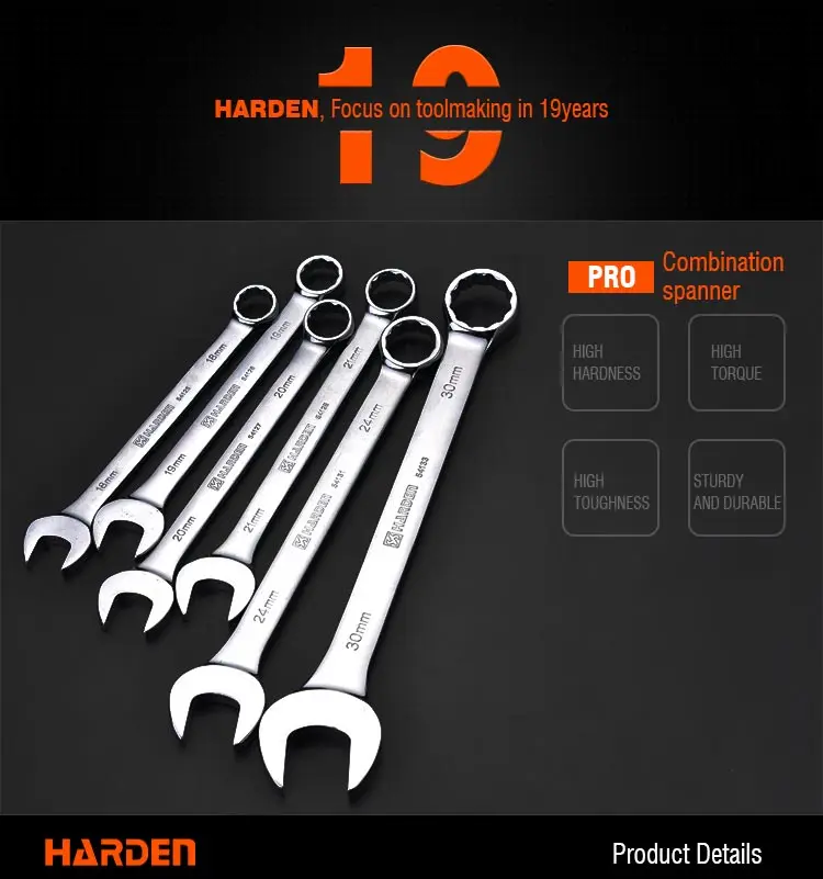Professional Chrome Vanadium 5.5mm Combination Double Open End Wrench