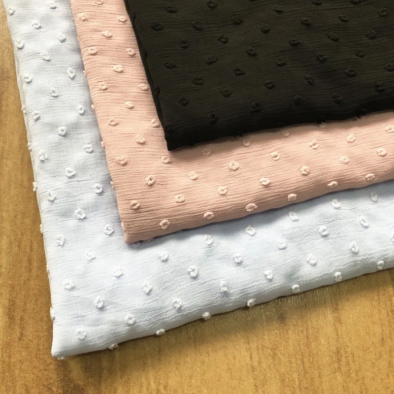 polka dot chiffon fabric