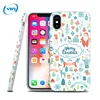 2017 Cute cell phone covers for apple X mobile phone cases with Christmas Santa Claus OEM/ODM logo