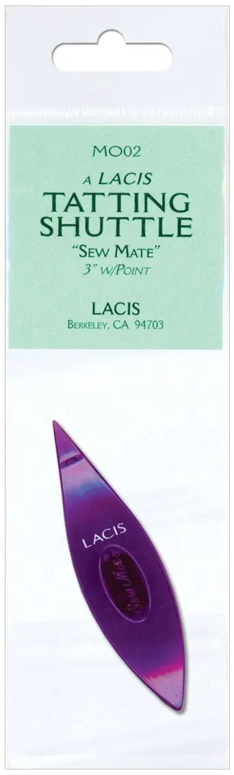 Lacis Bulk Buy Sew Mate Tatting Shuttle Pointed Tip-Pink 3-Pack