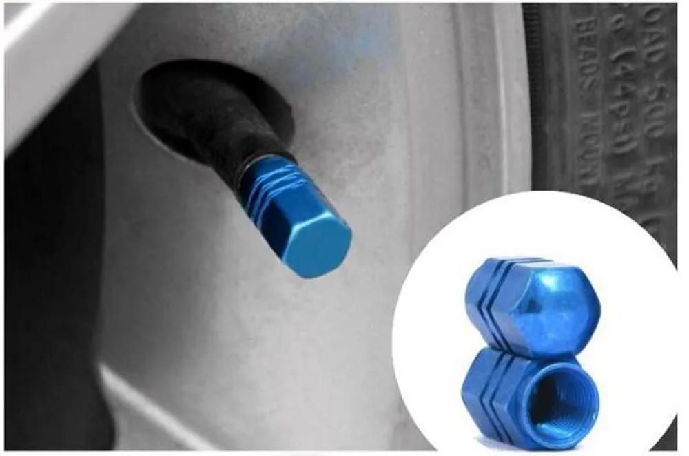 Car Tyre New Valve Cap Cover 4pcs Zinc alloy Auto Tire Wheel Rims Stem Air Valve Caps