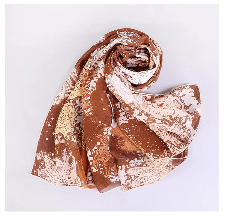 hot sell 100% pure silk shawl scarf