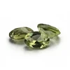 Oval Machine Cut Peridot Natural Gemstone for Jewelry Making