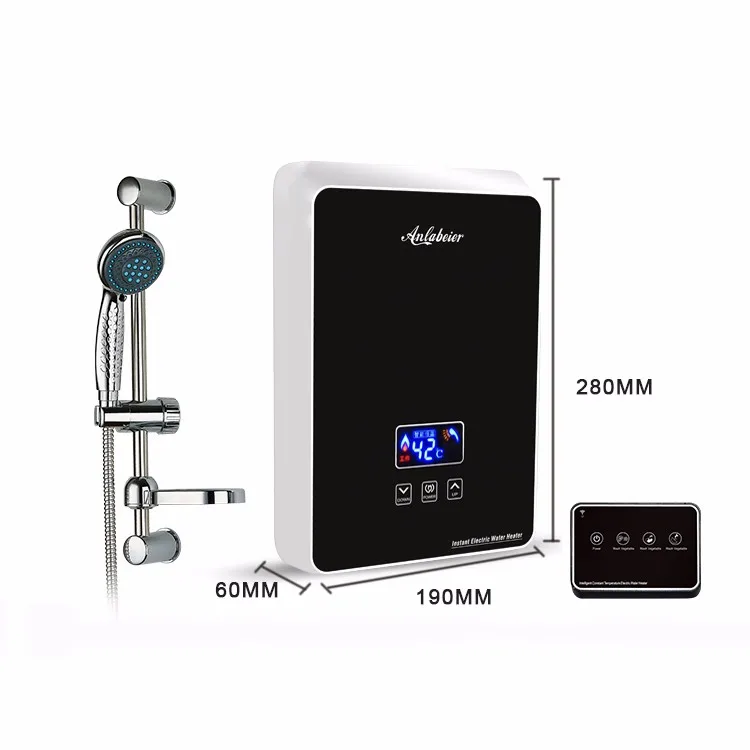 10m Remote Control Wifi Control Instant Electric Shower Water Heater