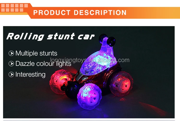 Hot Style Hotwheels Light and Music High Speed RC Stunt Toy Car For Kids
