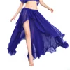 Sexy Chiffon Belly Dance Costume 3 Layers Full Circle Long Maxi Women Skirts for Belly Dancing