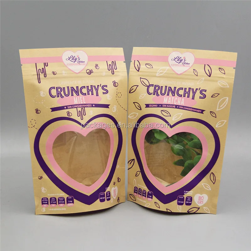 Wholesale Moistureproof Kraft Food Grade Packaging Small Wax Lined