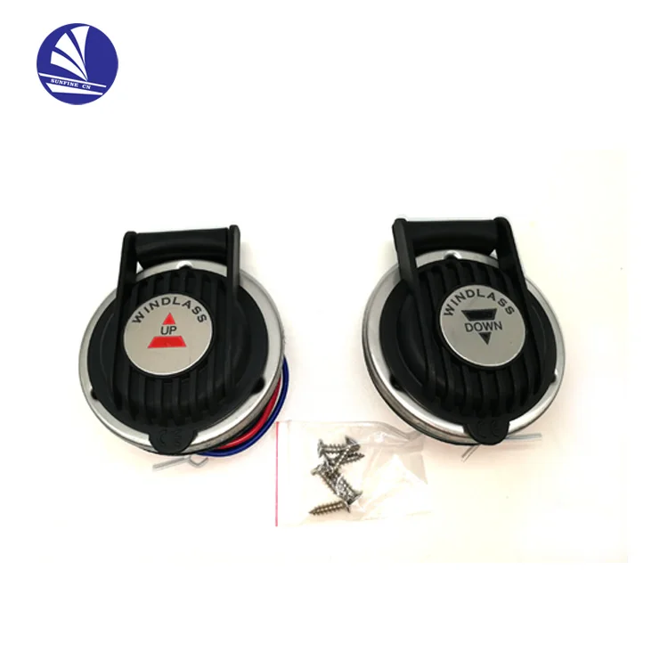 Quick Anchor Windlass Safety Deck Foot Up/down Switch Covered Black