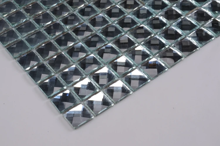 Glass Mirror Square Beveled Mirror Mosaic Tile 12x12 Discount - Buy ...