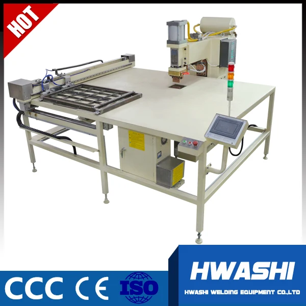 Hwashi Cnc Wire Mesh Spot Welding Machine With X/y Axis Motion System