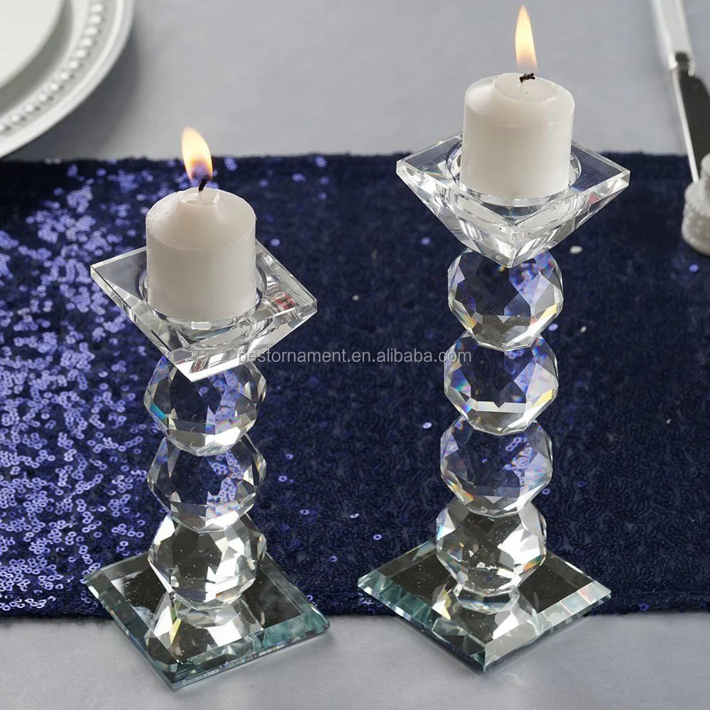 Tabletop Handcrafted Crystal Glass Votive Candle Holder Taper Holder Centerpiece Buy