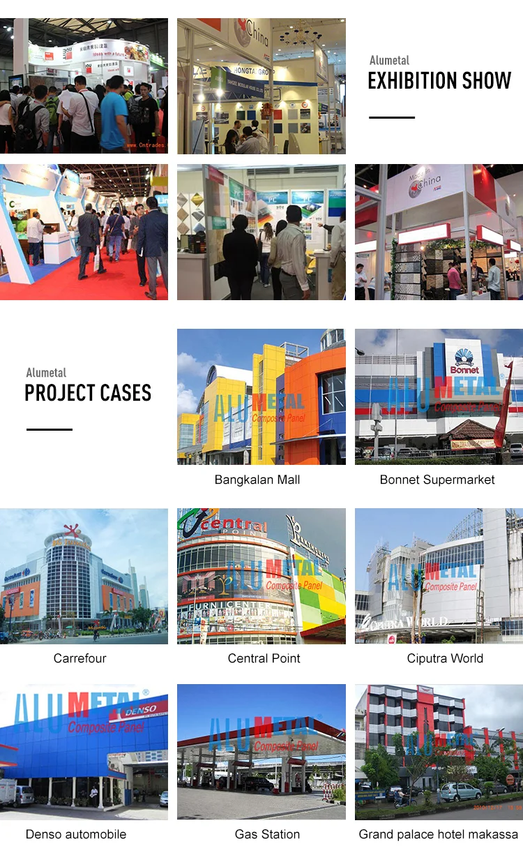 3mm 0.21mm PE painting signage advertising digital printing ACP aluminum composite panel