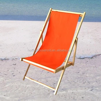 Wooden Folding Sun Beach Chairs With Colorful Canvas Wooden Folding Sun Beach Chairs With Colorful Canvas