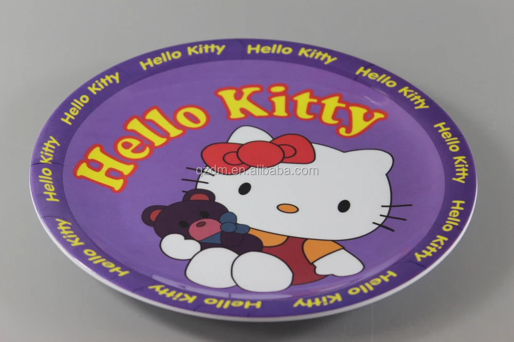 Cartoon Melamine Dinner Plates For Children