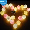 Colorful led cotton ball string lights