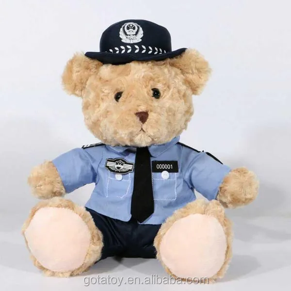 police teddy bear