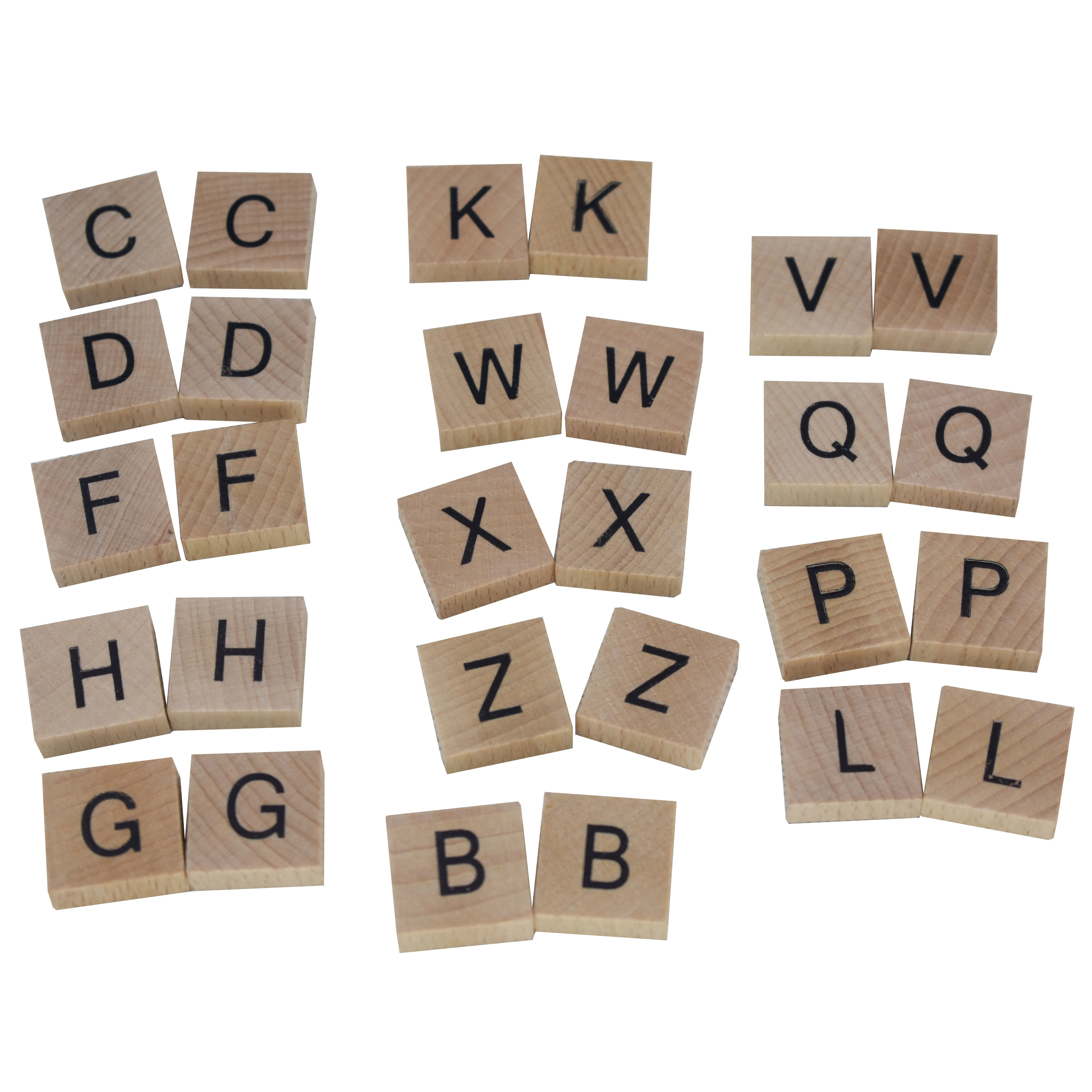 
2019 DIY Creative Removable Scrabble English Numerals Wooden Crafts Letter Pieces 