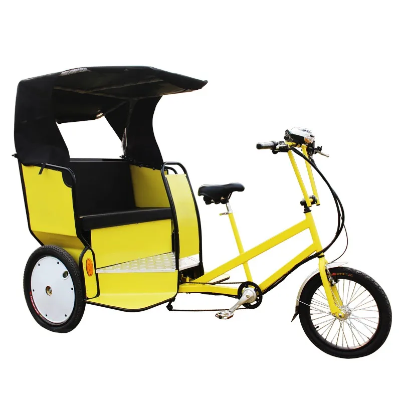 Brushless Motor 500w Electric Passenger Auto Pedicab Rickshaw Tuk Tuk 