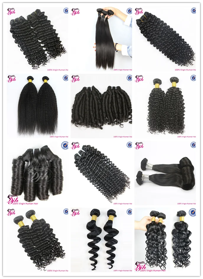 8A grade human hair natural straight brazilian hair bunldes