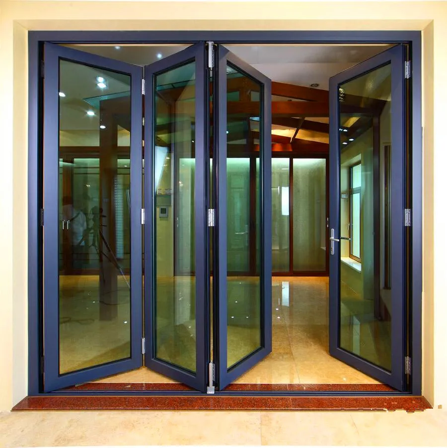 Classical design aluminum bi fold door systems doors price