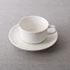 Hot sale cheap prices hotel used white glazed new bone china coffee cup with saucer