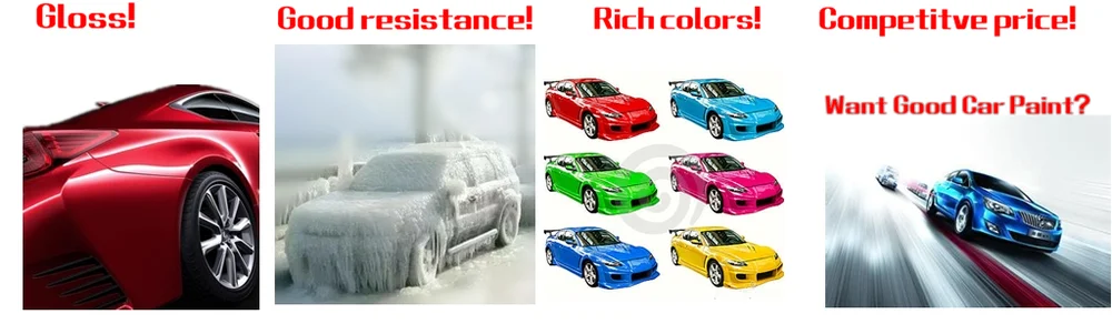 Gloss good resistance rich color competitive 